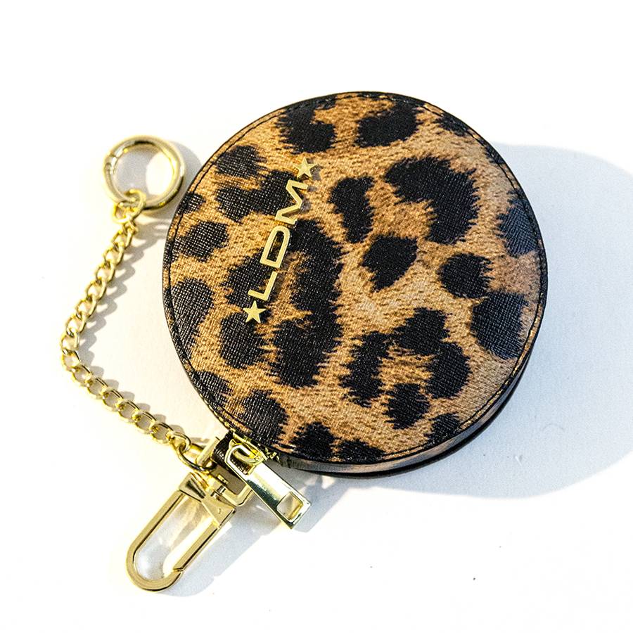 Laura Di Maggio POUCH – portamonete in pelle stampa leopardo Soddisfazione Garantita