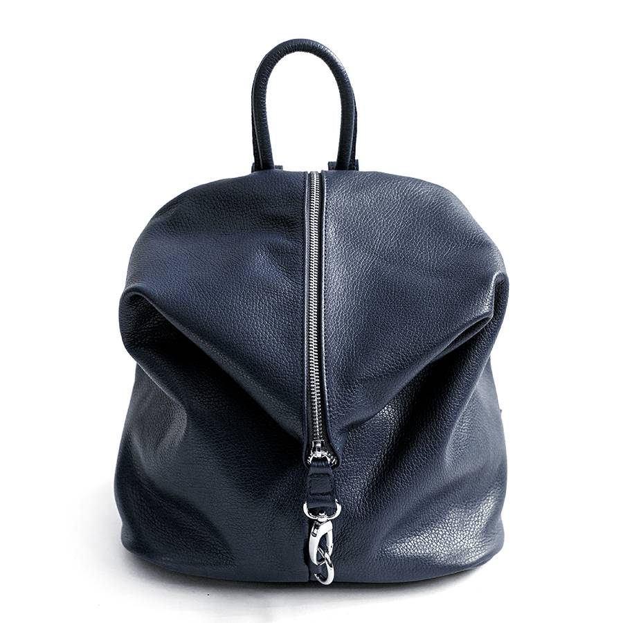 Laura Di Maggio FLIP – Zaino con zip in pelle notte Online
