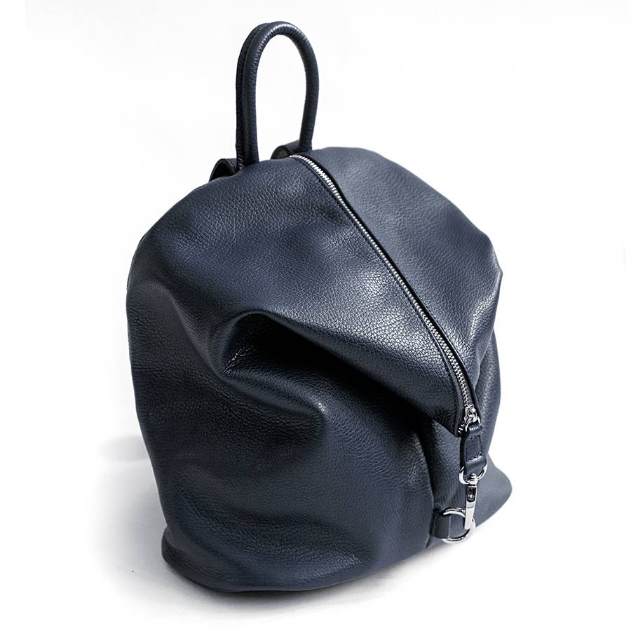 Laura Di Maggio FLIP – Zaino con zip in pelle notte Online