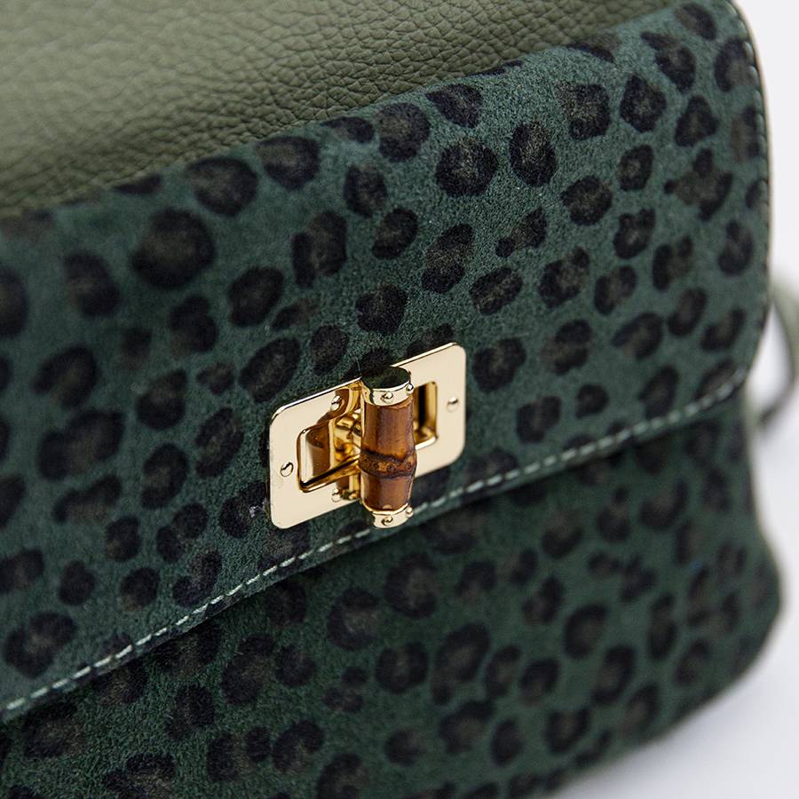 Laura Di Maggio NEMO – Zaino in pelle verde salvia Vendite Flash