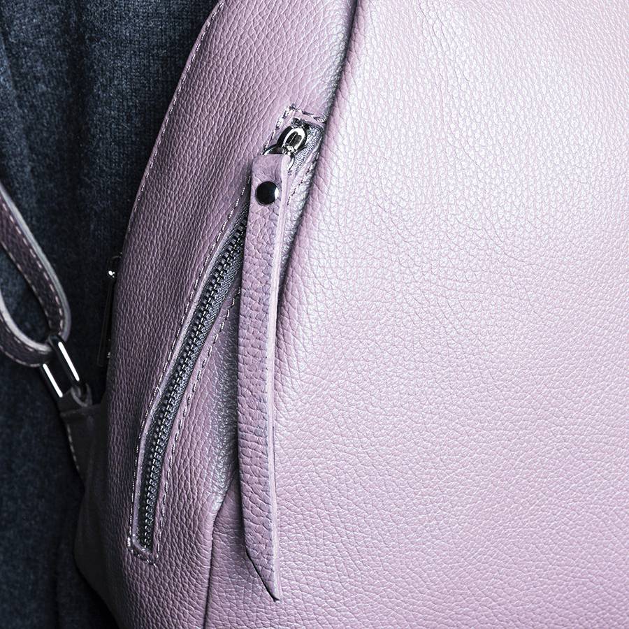 Laura Di Maggio ZIP – zainetto in pelle dollaro lilla Latest stili