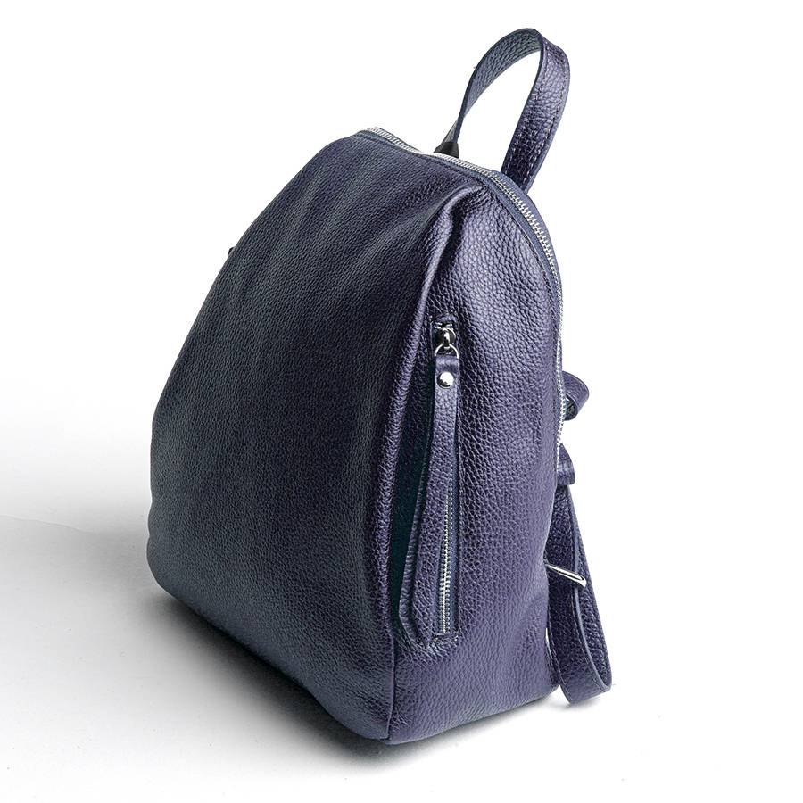 Laura Di Maggio ZIP – zainetto in pelle dollaro blu notte Italia