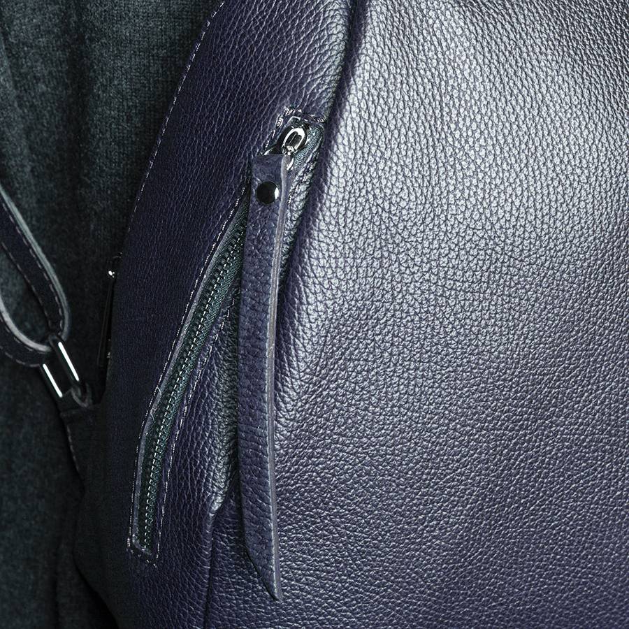 Laura Di Maggio ZIP – zainetto in pelle dollaro blu notte Italia