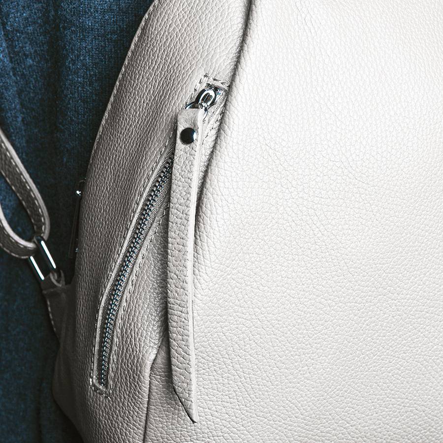 Laura Di Maggio ZIP – zainetto in pelle dollaro latte In Linea