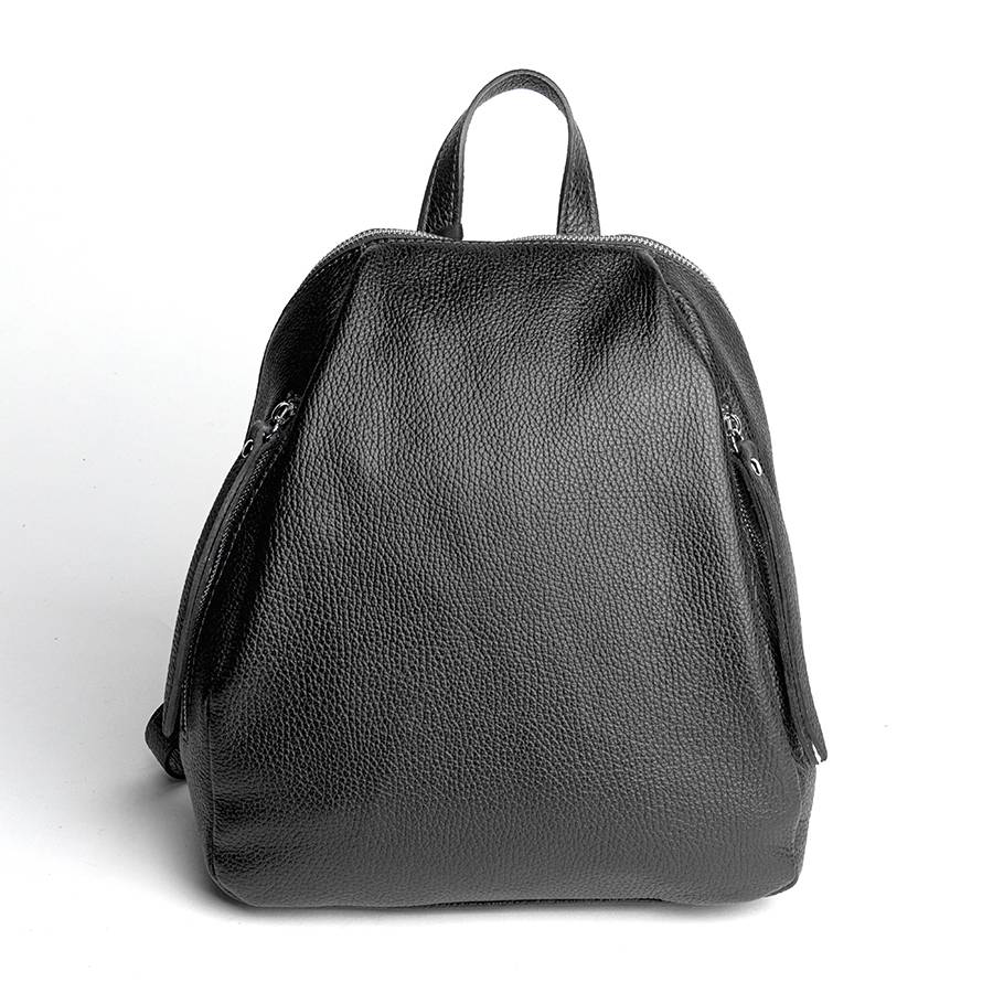 Laura Di Maggio ZIP – zainetto in pelle dollaro nero Promozione