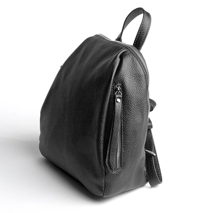 Laura Di Maggio ZIP – zainetto in pelle dollaro nero Promozione