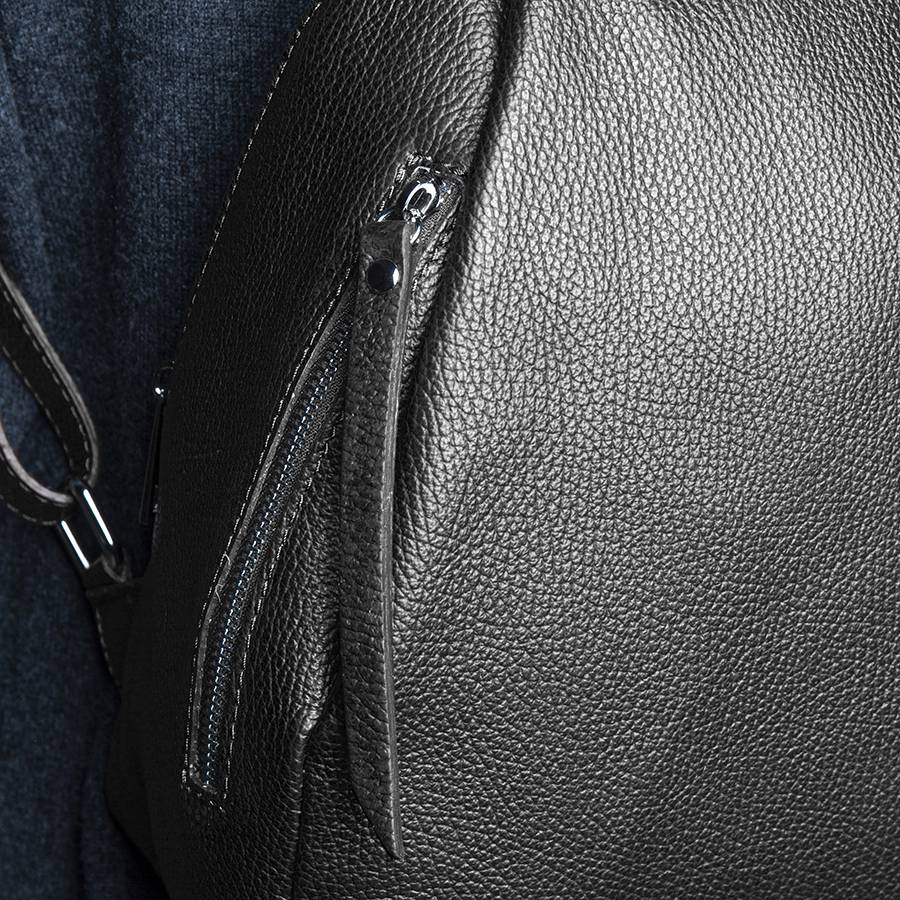 Laura Di Maggio ZIP – zainetto in pelle dollaro nero Promozione