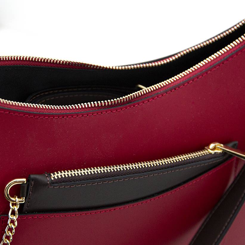 Laura Di Maggio LENA – Borsa a spalla in pelle elegant rubino Vendite Flash