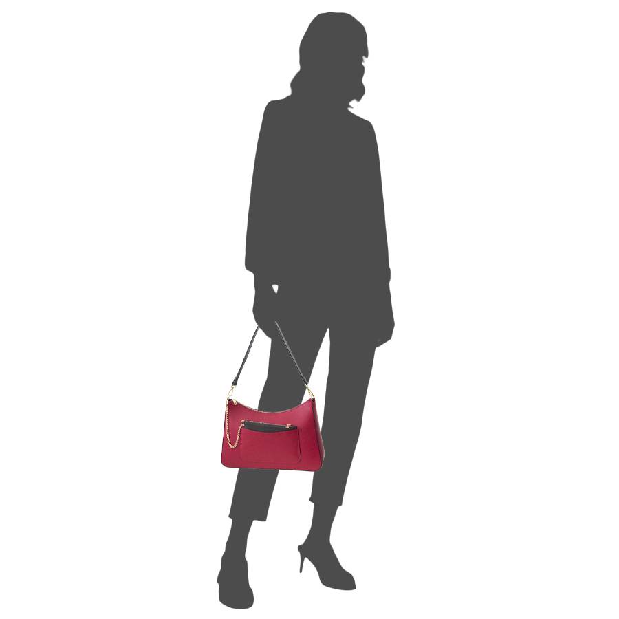 Laura Di Maggio LENA – Borsa a spalla in pelle elegant rubino Vendite Flash