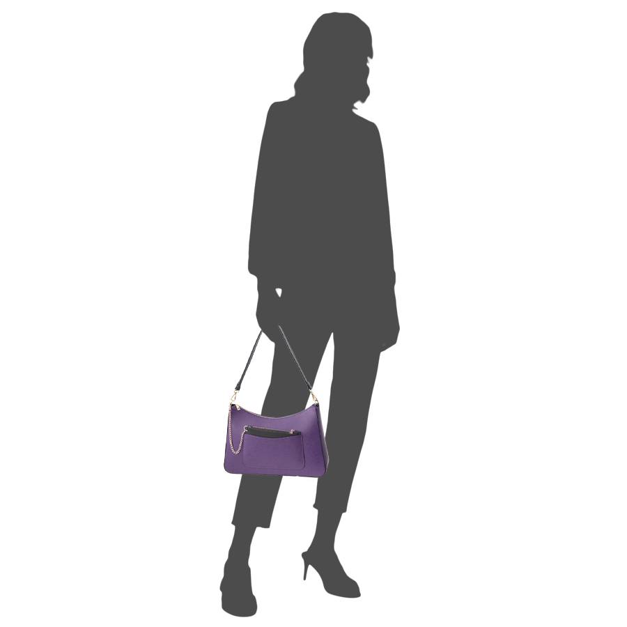 Laura Di Maggio LENA – Borsa a spalla in pelle elegant viola Negozio