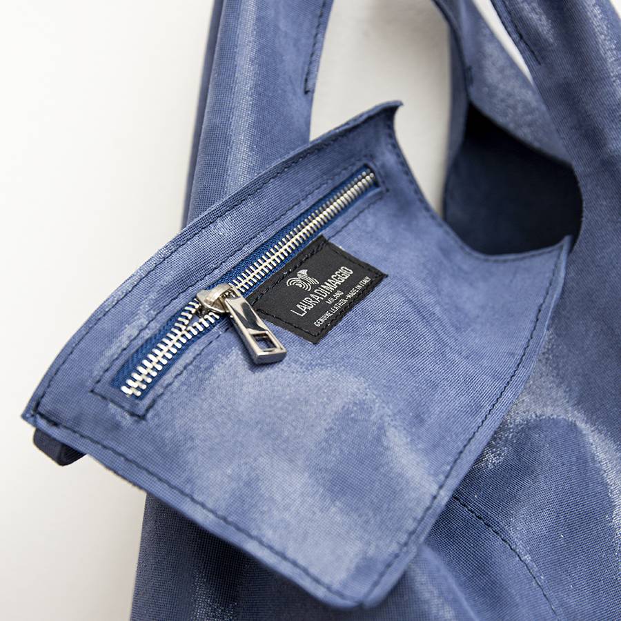 Laura Di Maggio LE SAC – sacca in pelle glitter blu Negozi Online