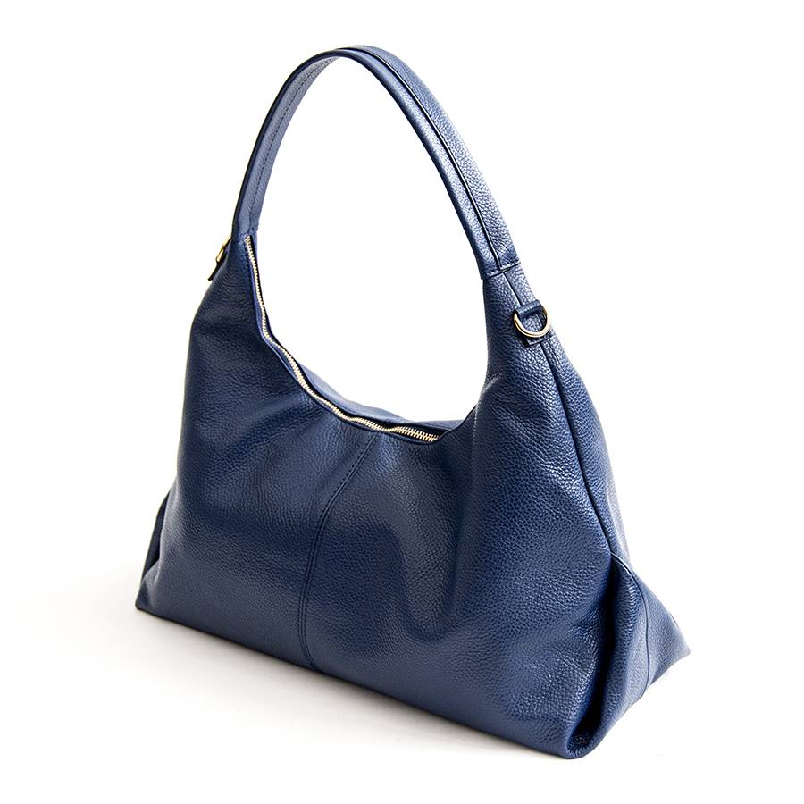 Laura Di Maggio VANESSA – Maxi sacca in pelle blu Fino Al -60%