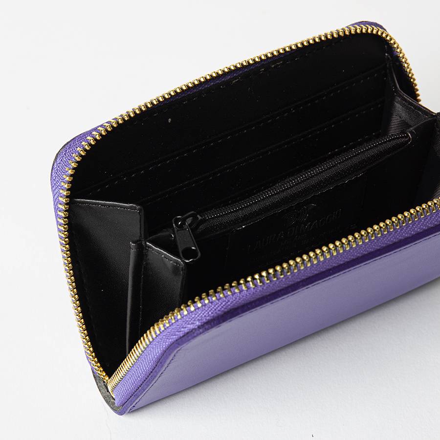 Laura Di Maggio ELEGANT MINI – portafoglio in pelle elegant viola I Più Venduti
