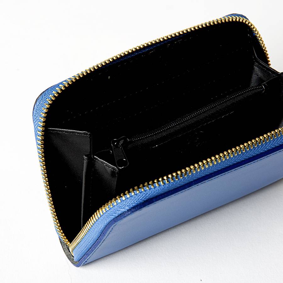 Laura Di Maggio ELEGANT MINI – portafoglio in pelle elegant blu Negozio