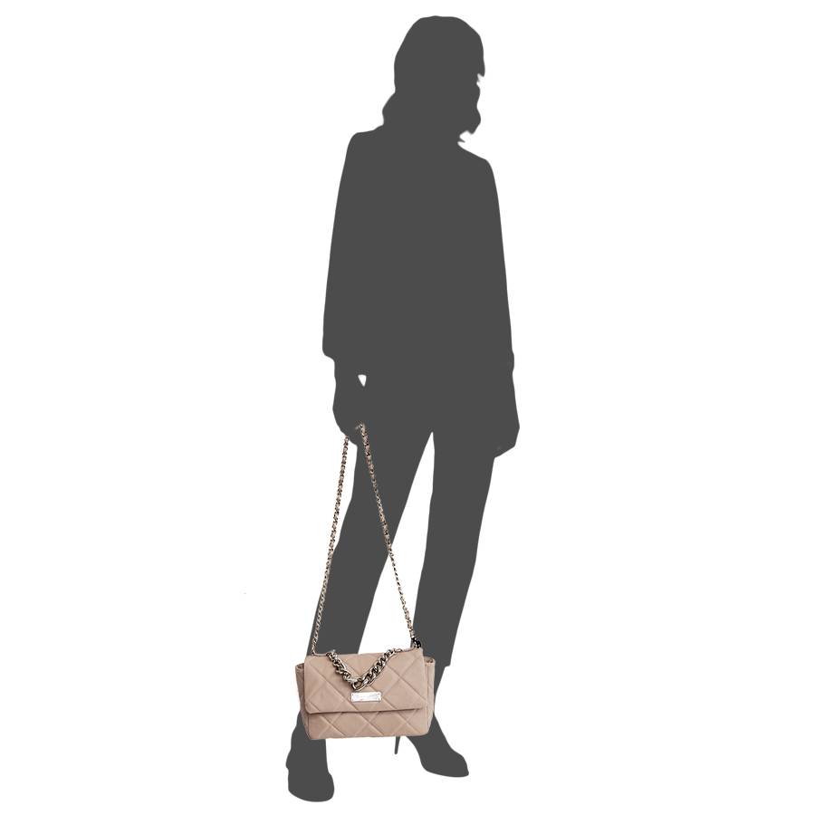 Laura Di Maggio EDITH – borsa trapuntata elegant cipria Offerta