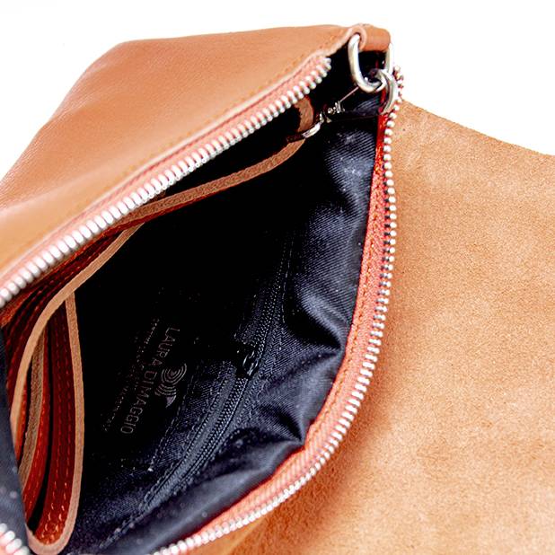 Laura Di Maggio CLAIRE – pochette sottile arancio in pelle dollaro Offerte