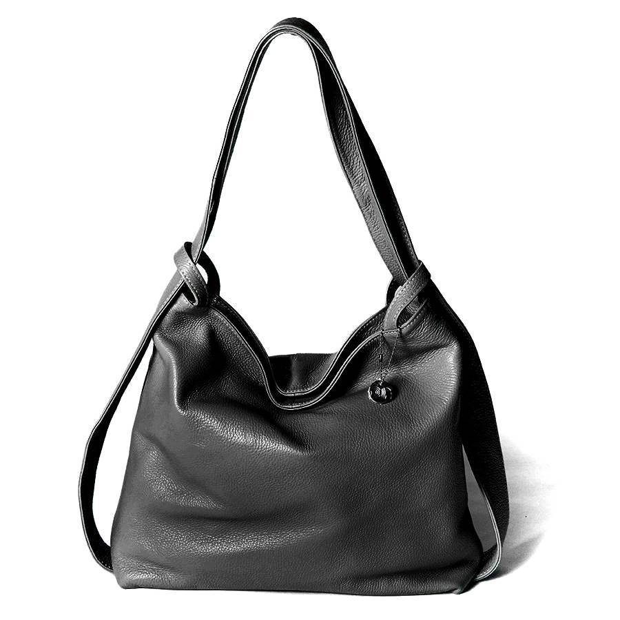 Laura Di Maggio VENICE – Zaino/borsa in pelle dollaro nero In Saldo