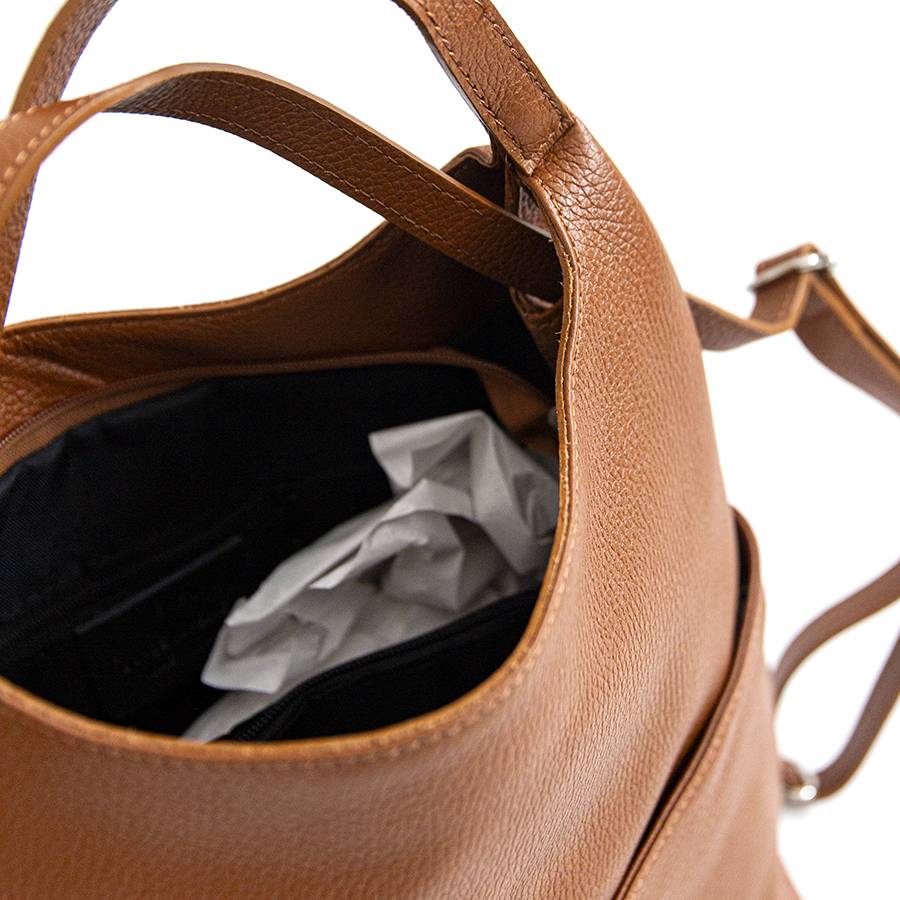Laura Di Maggio MADRID – Zaino/borsa in pelle cuoio Vendita