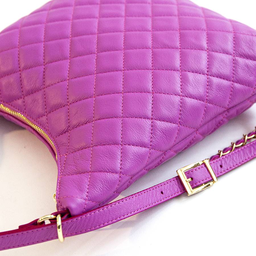 Laura Di Maggio ISABEL – Zaino/borsa in nappa trapuntata fuxia Promozione