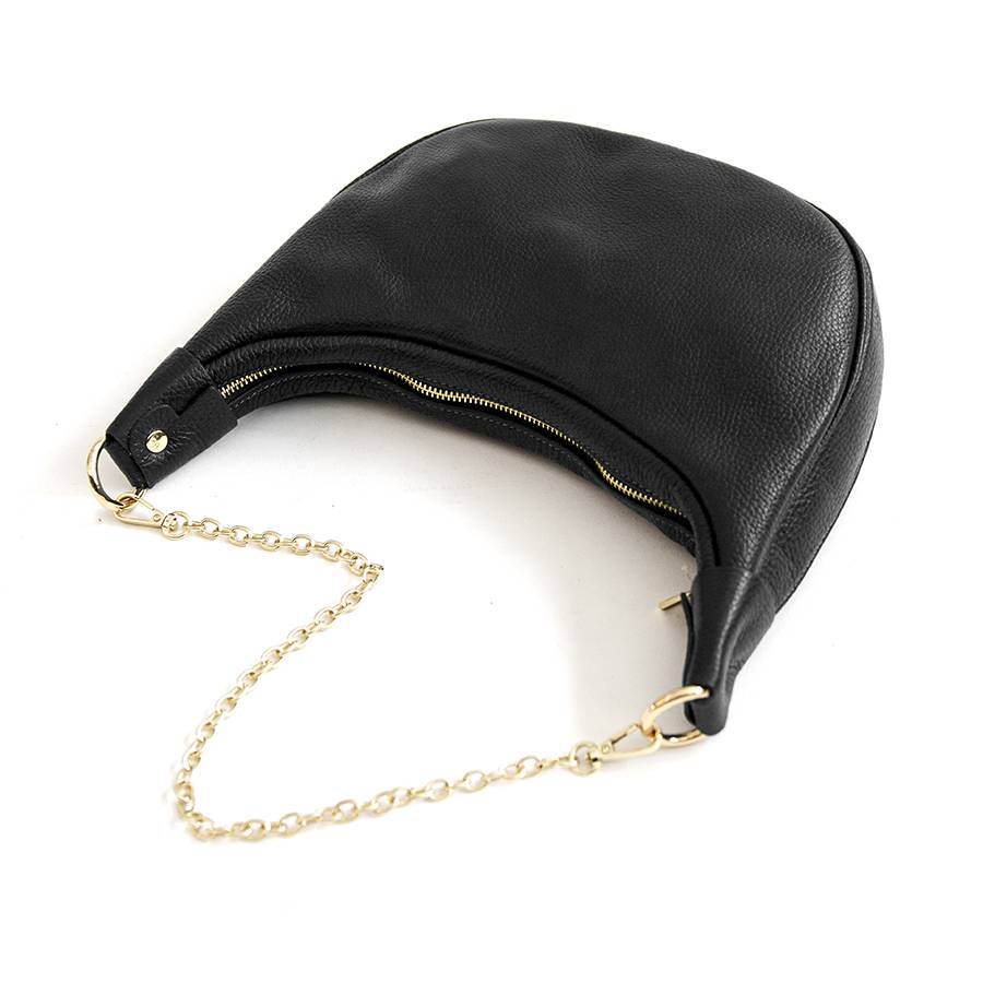 Laura Di Maggio MOON – Borsa a spalla in pelle nera Outlet