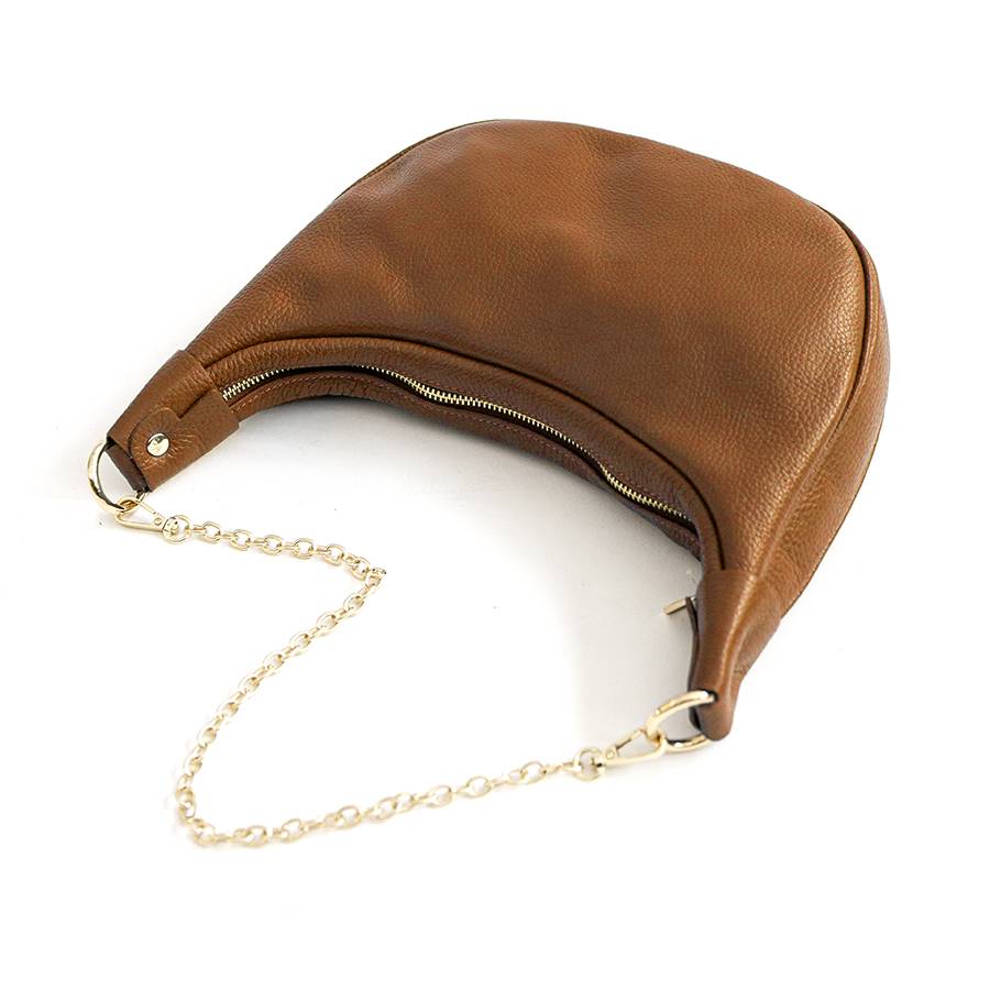 Laura Di Maggio MOON – Borsa a spalla in pelle cuoio In Vendita