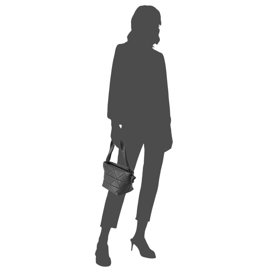 Laura Di Maggio RITA – borsa in pelle soft trapuntato nero Promozione Limitata