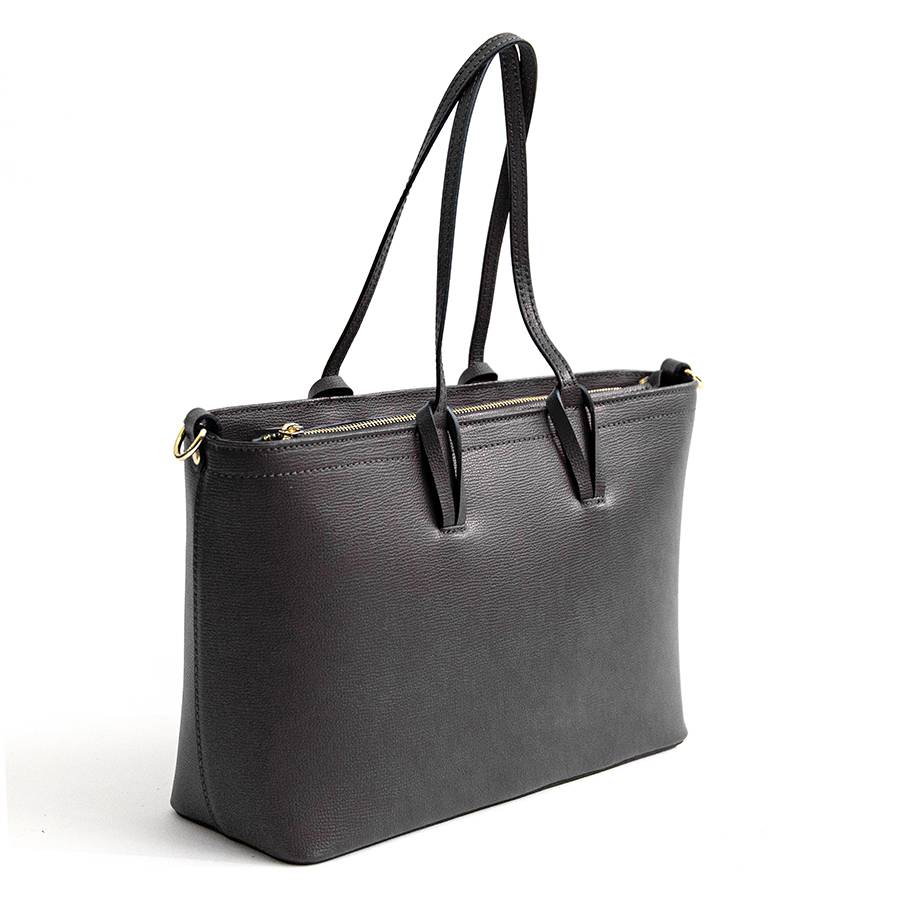 Laura Di Maggio NIKITA – Shopping in pelle saffiano nera Moda