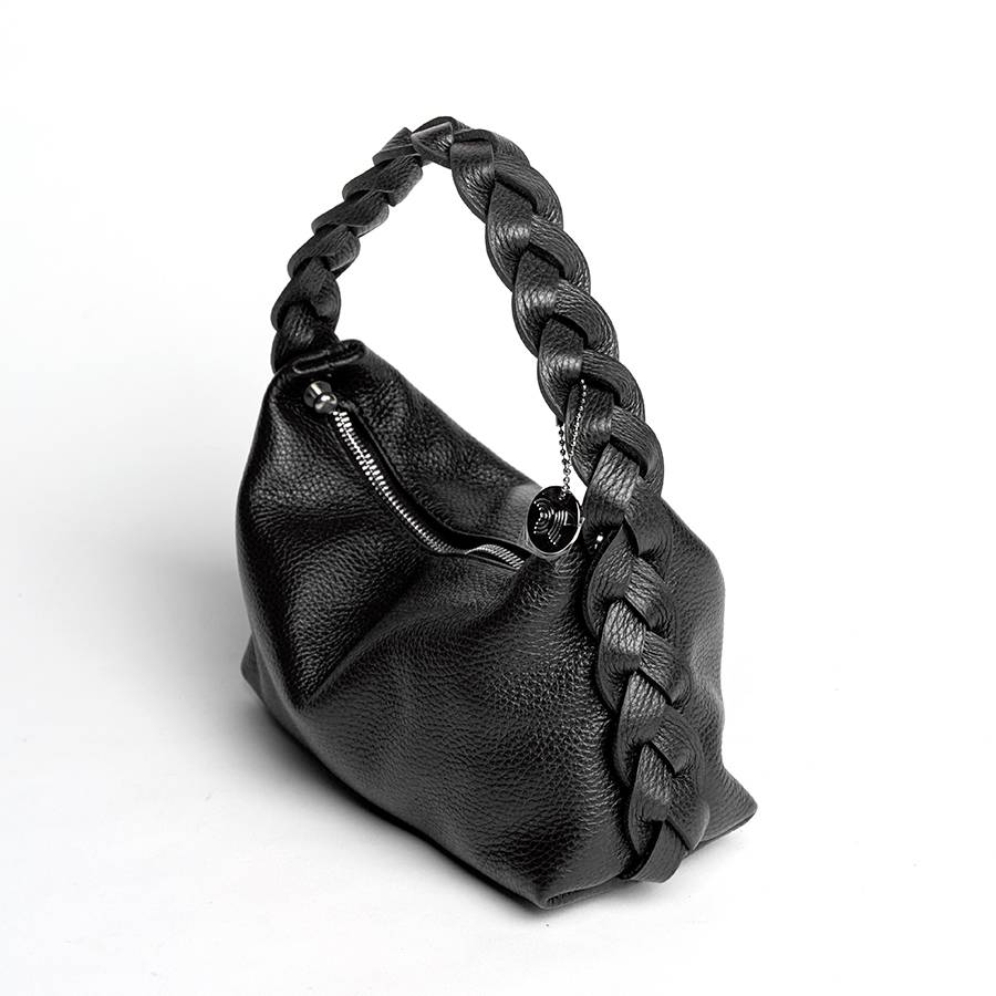 Laura Di Maggio FEBE – Bosa in pelle dollaro nera Saldi Di Fabbrica