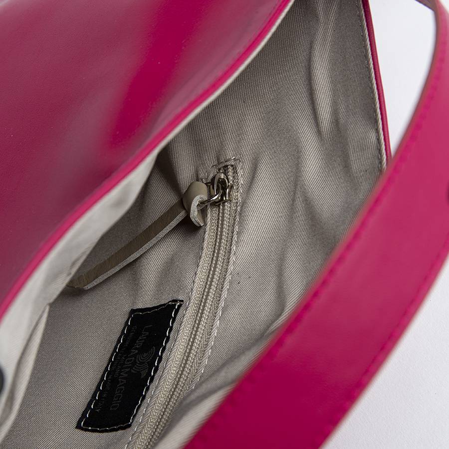 Laura Di Maggio JILLIAN MEDIUM – Borsa in pelle nappa azalea In Linea