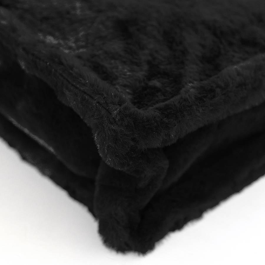 Laura Di Maggio FLUFFY – Maxi shopping in pelliccia ecologica nera Pezzi Unici