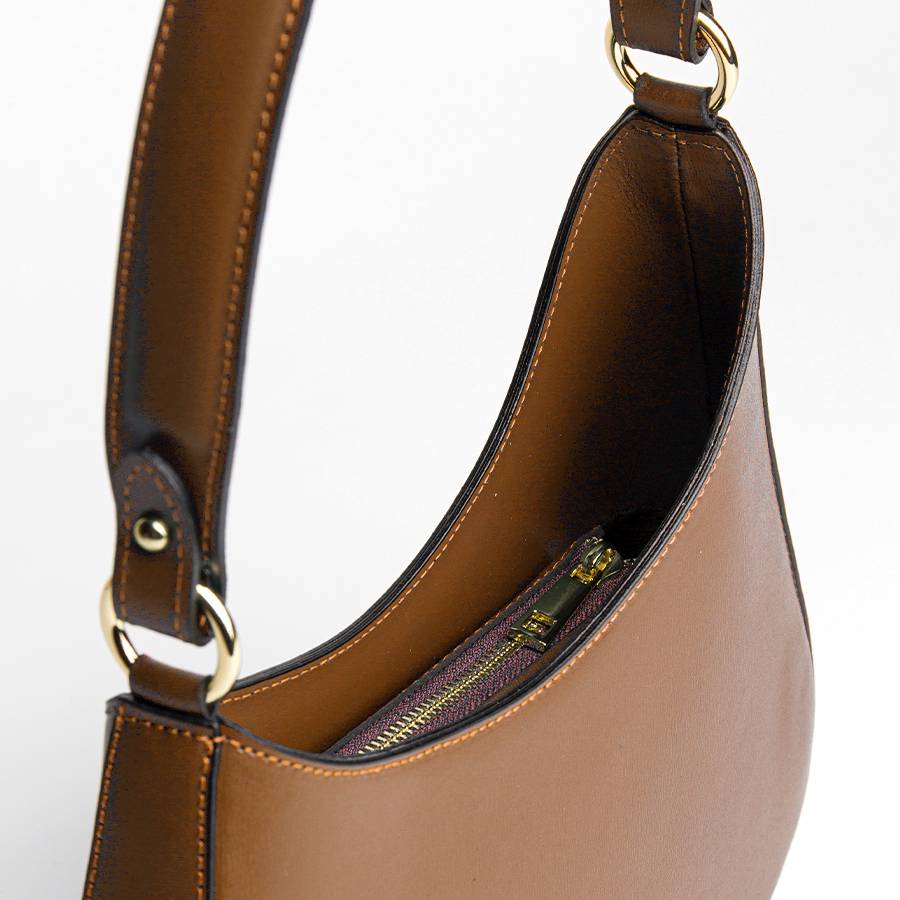 Laura Di Maggio EDI – borsa Hobo in pelle elegant cuoio Sconto