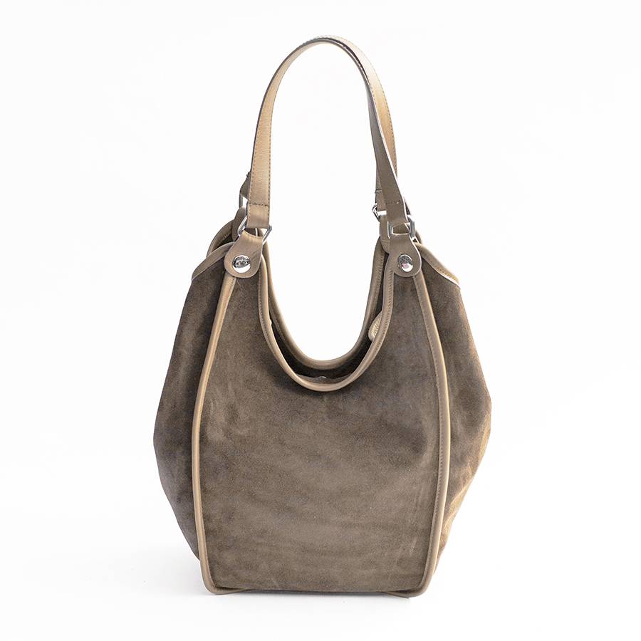 Laura Di Maggio CLEA – Sacca in camoscio e pelle taupe Lightning offer