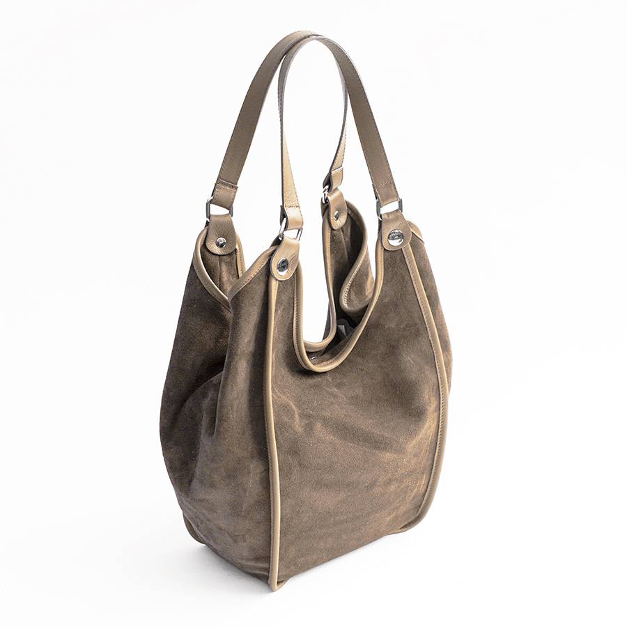 Laura Di Maggio CLEA – Sacca in camoscio e pelle taupe Lightning offer