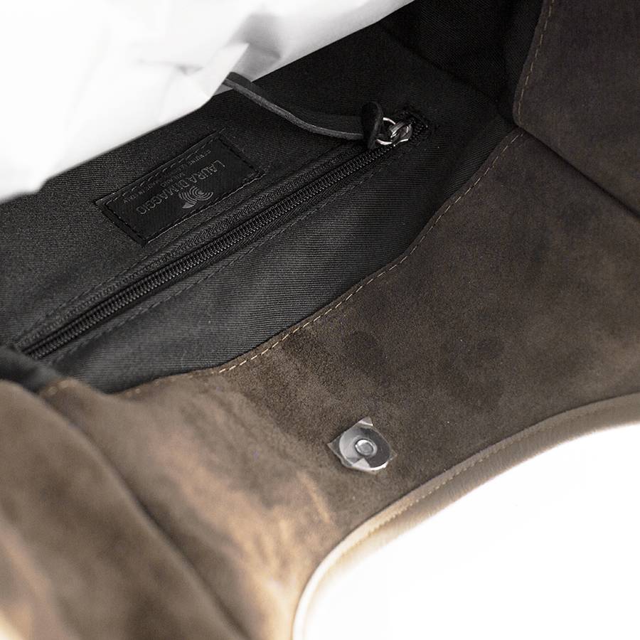 Laura Di Maggio CLEA – Sacca in camoscio e pelle taupe Lightning offer