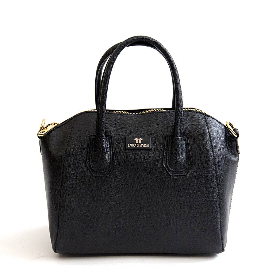 Laura Di Maggio ZAIRA – bauletto in palmellato nero 50% di sconto con spedizione gratuita