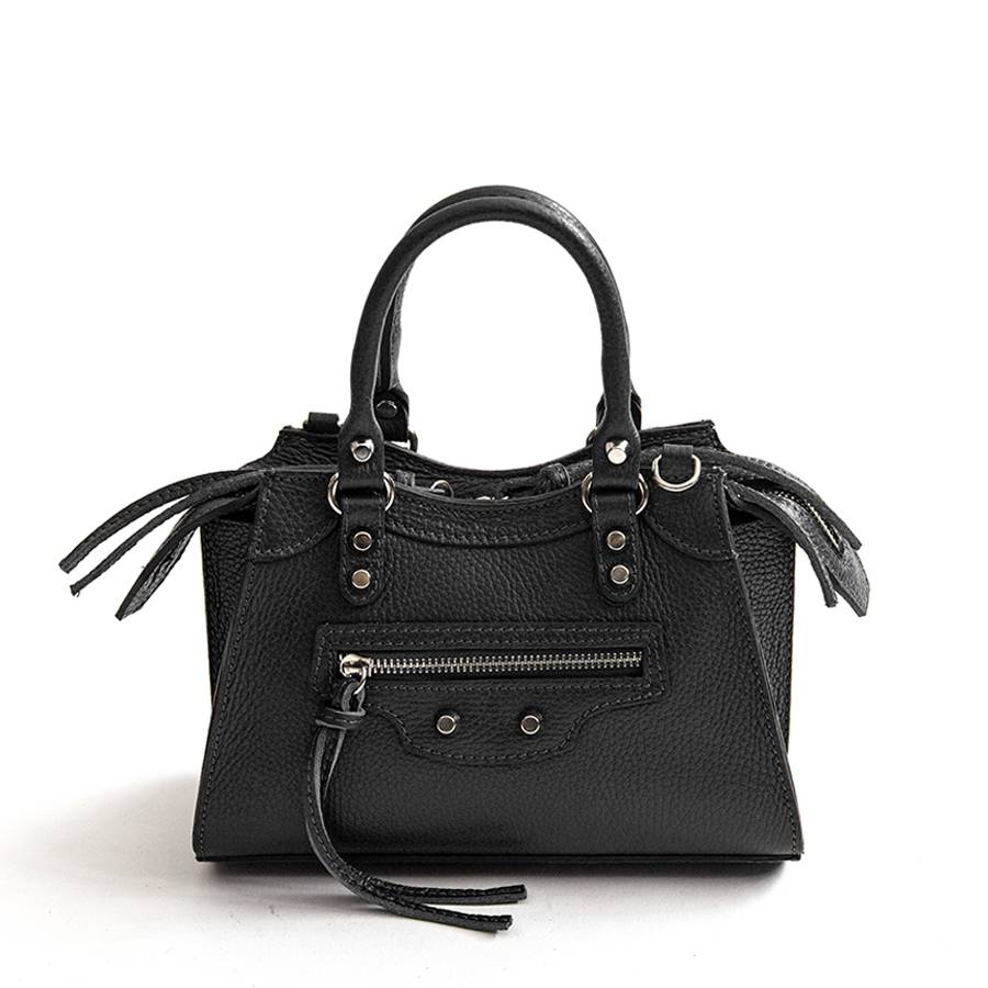 Laura Di Maggio BARCELLONA SMALL – bauletto in pelle nero Esporta salva