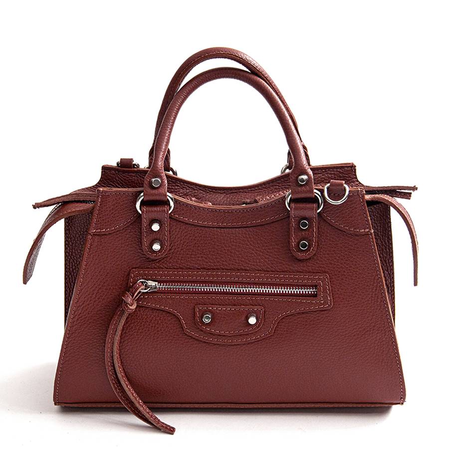 Laura Di Maggio BARCELLONA – bauletto in pelle rubino Black Friday Prezzi