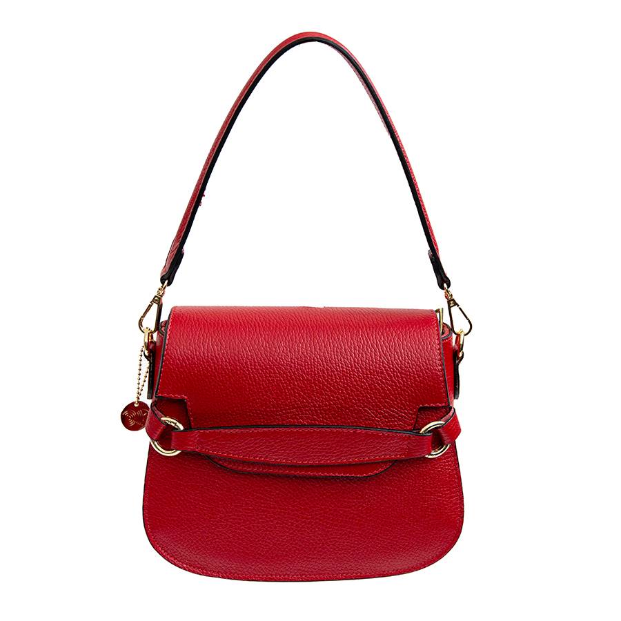 Laura Di Maggio SALLY – Postina con patta in pelle rossa 50% di sconto per tempo limitato
