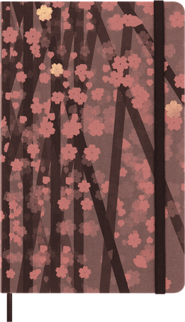 Moleskine Taccuino Sakura by Kosuke TsumuraLarge, copertina rigida in tessuto, a pagine bianche, Multicolore Fino Al -60%