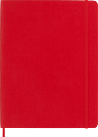 Moleskine Taccuino ClassicCopertina morbida, Rosso Scarlatto Qualità