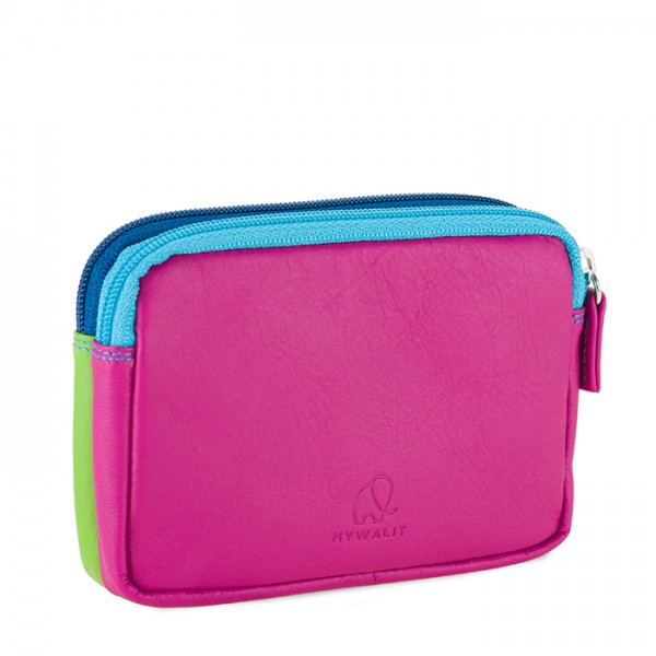 Mywalit Portafoglio/Astuccio in Pelle con doppia Zip Liguria Vendite Flash