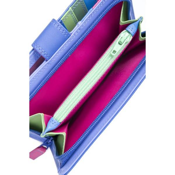 Mywalit Portafoglio con bottone a pressione grande Viola Sottocosto