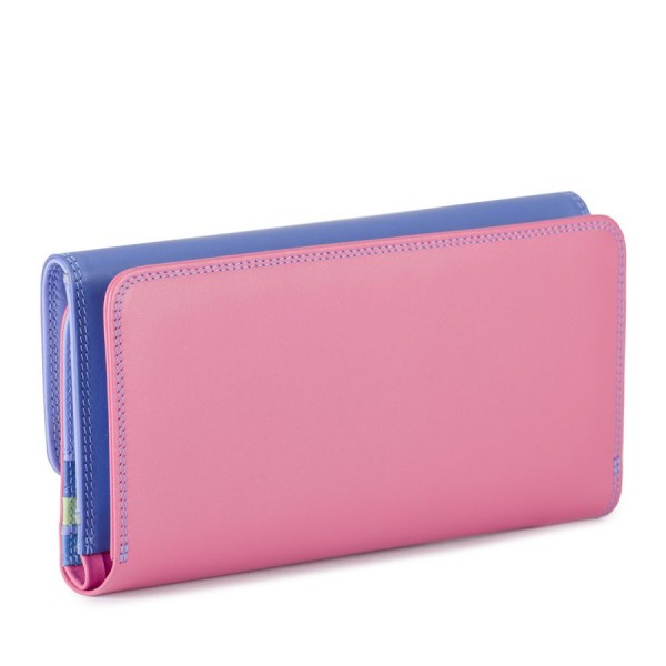 Mywalit Portafoglio a tre ante con zip Viola Convenienza