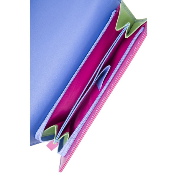 Mywalit Portafoglio a tre ante con zip Viola Convenienza