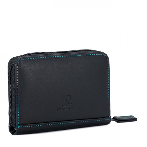 Mywalit Porta carte di credito con zip Black Pace Affare Del Giorno