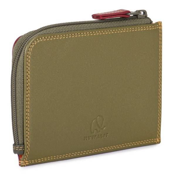Mywalit Portamonete/Portacarte con zip Lucca Pezzi Unici