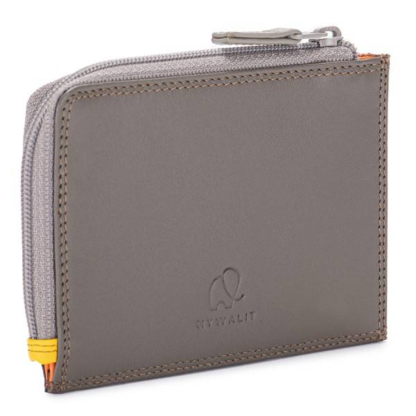 Mywalit Portamonete/Portacarte con zip Fumo Soddisfazione Garantita