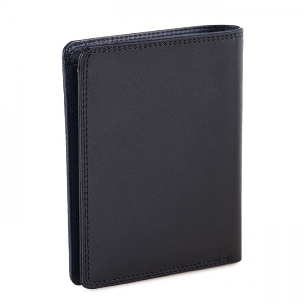 Mywalit Portafoglio standard uomo con tecnologia RFID Nero-Blu Outlet