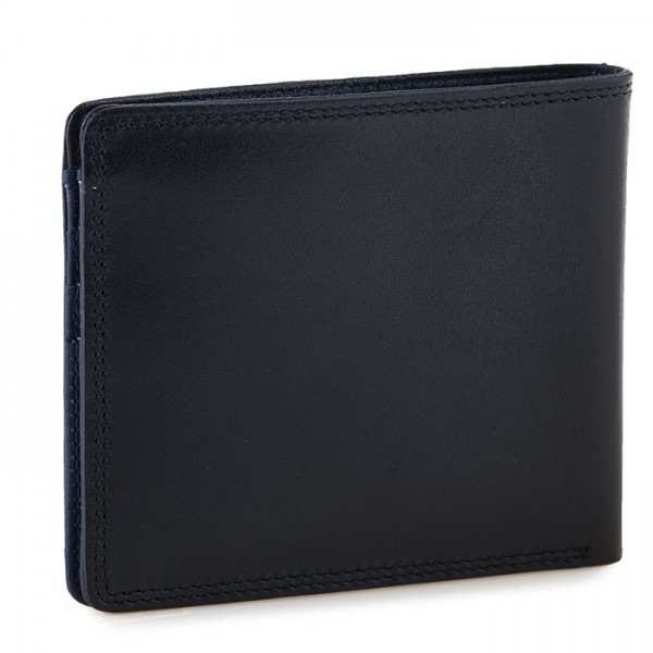 Mywalit Portafoglio da uomo standard E/W con tecnologia RFID Nero-Blu Vendita Economica