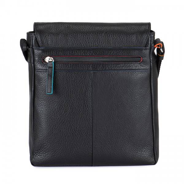Mywalit Borsa a tracolla Havana con risvolto Black Pace Nuova